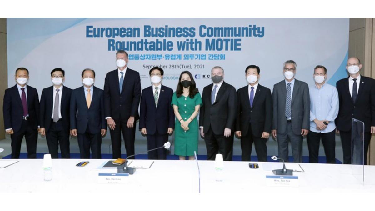 [Translate to Coréen:] FKCCI participates in the European Business Community Roundtable with MOTIE