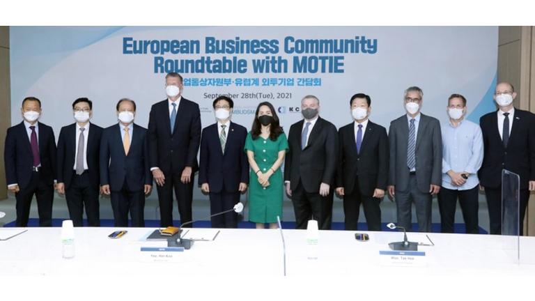 FKCCI participates in the European Business Community Roundtable with MOTIE