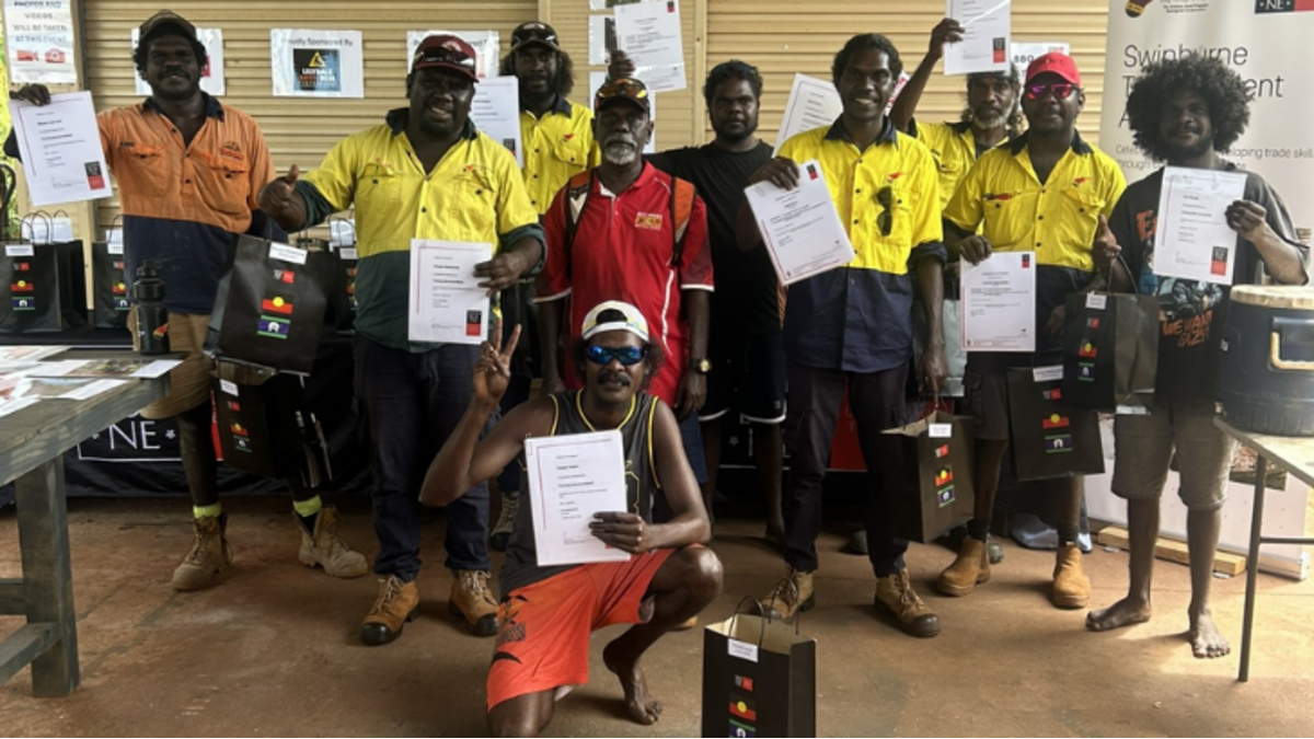 Swinburne University celebrates the inaugural Northern Territory Programs Trade Talent Awards