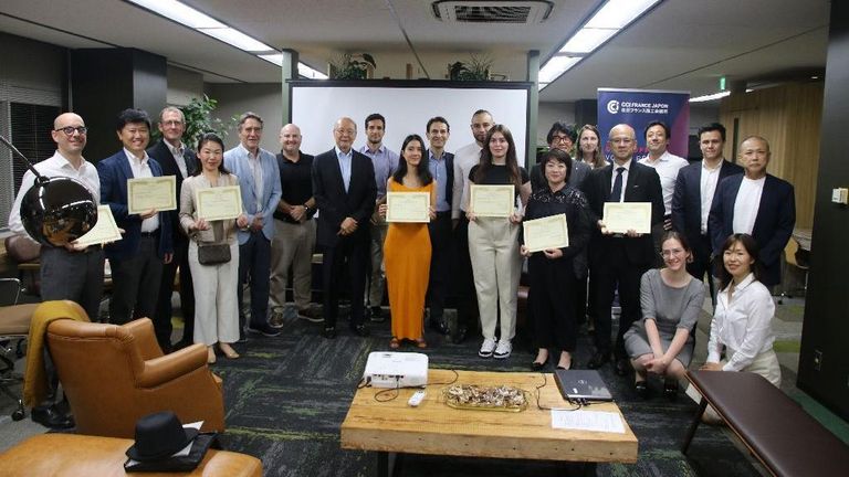 Les nouveaux membres mis à l’honneur lors d'une soirée de bienvenue à Garde (Aoyama Design Club)