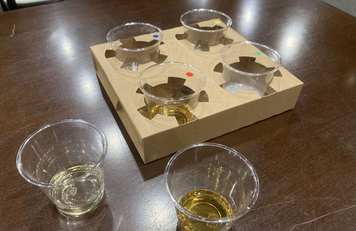 日本酒のサンプル