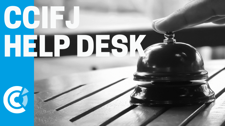 CCIFJ Help Desk: a platform to our members