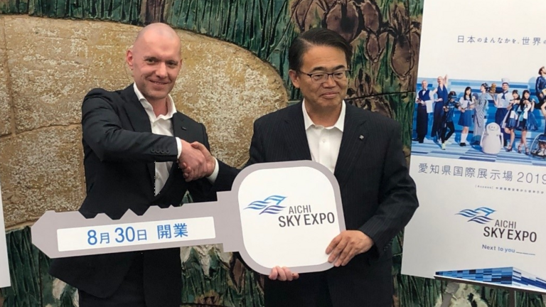 愛知県の新しい国際展示場「Aichi Sky Expo」が内部を初公開