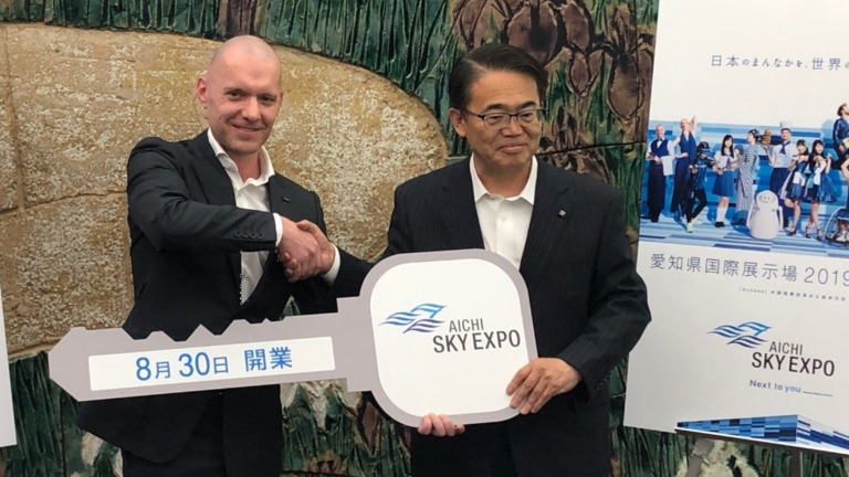 愛知県の新しい国際展示場「Aichi Sky Expo」が内部を初公開