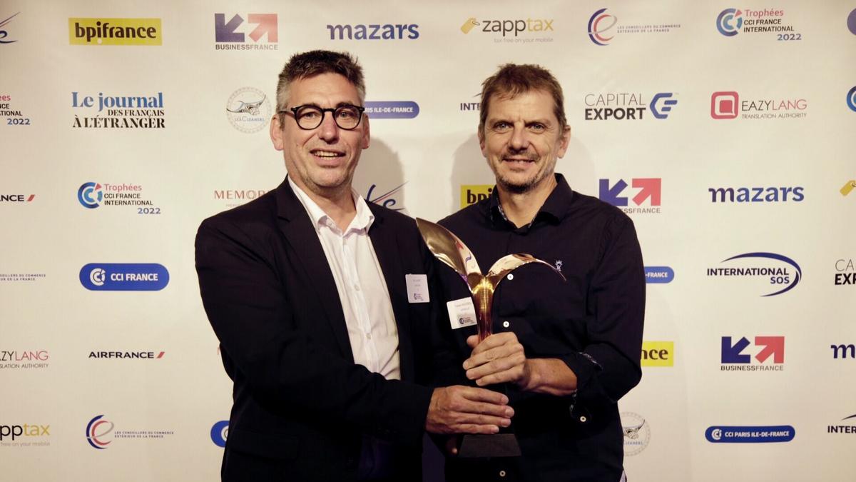 [Translate to Coréen:] Aryballe named Best Startup at CCI FI’s Trophées ceremony