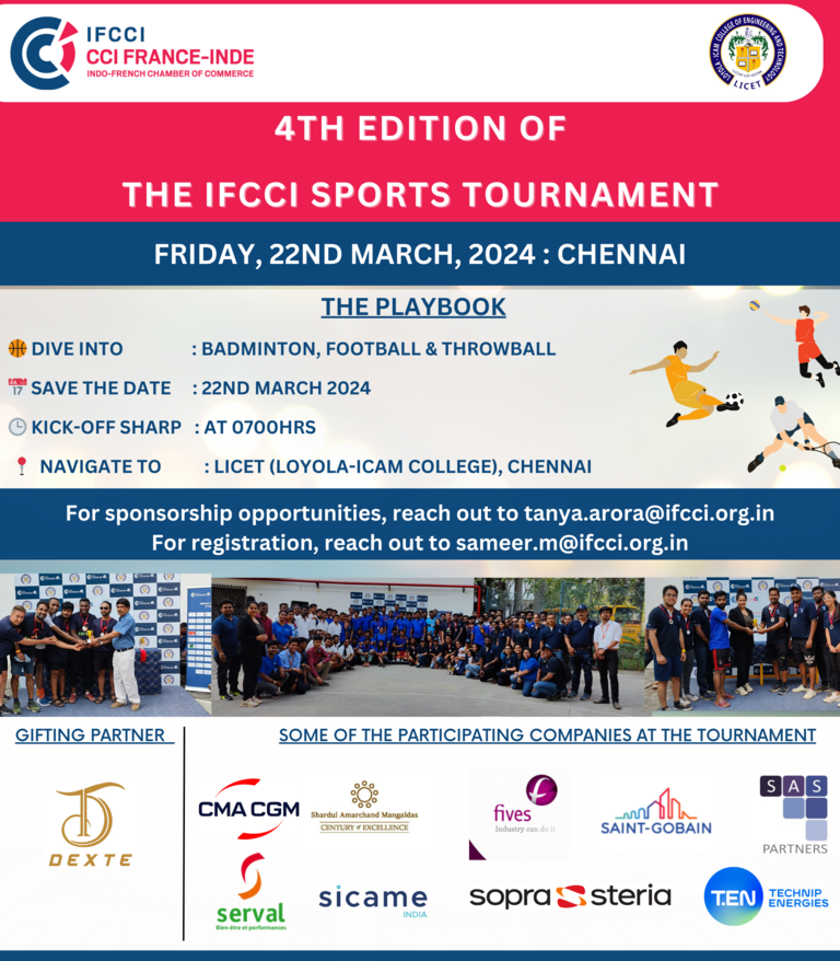 4th Edition of IFCCI Sports Tournament | CCI France Inde