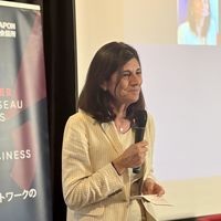 在京都フランス総領事兼関西日仏学館館長のサンドリーヌ・ムシェ氏 在京都フランス総領事兼関西日仏学館館長のサンドリーヌ・ムシェ氏