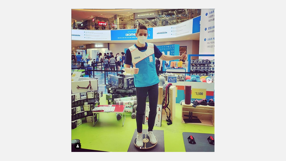 [Translate to Coréen:] Fabien Yoon - On July 12th, Decathlon opened its third store in Korea in Goyang city near Seoul!