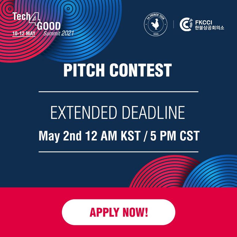 Tech4Good Summit 2021 – Pitch Contest Call for Application