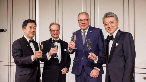 Ichiro Hirosawa, Jérôme Chouchan, Patrick Molinoz et Shinichiro Furumoto