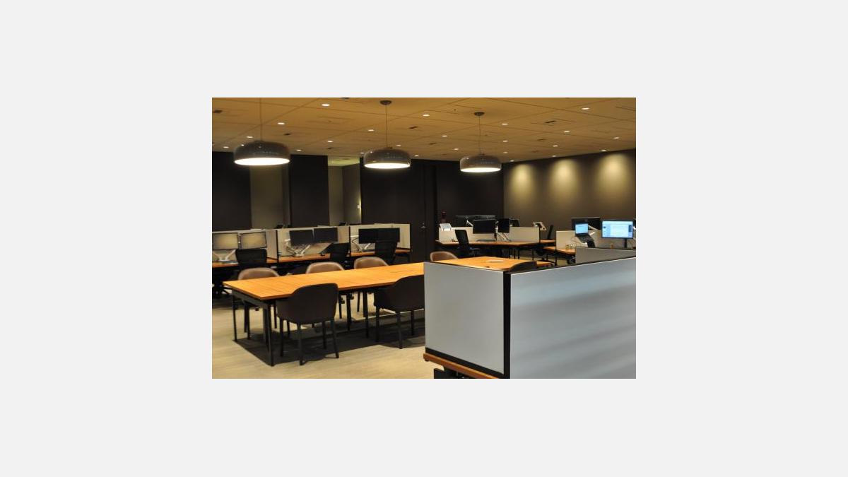 Visite guidée des bureaux CBRE