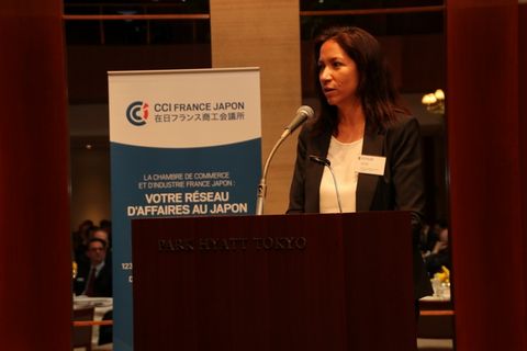 Marie Ozaki, directrice Evénements de la CCI France Japon et représentante des présidents de Comités absents Marie Ozaki, directrice Evénements de la CCI France Japon et représentante des présidents de Comités absents