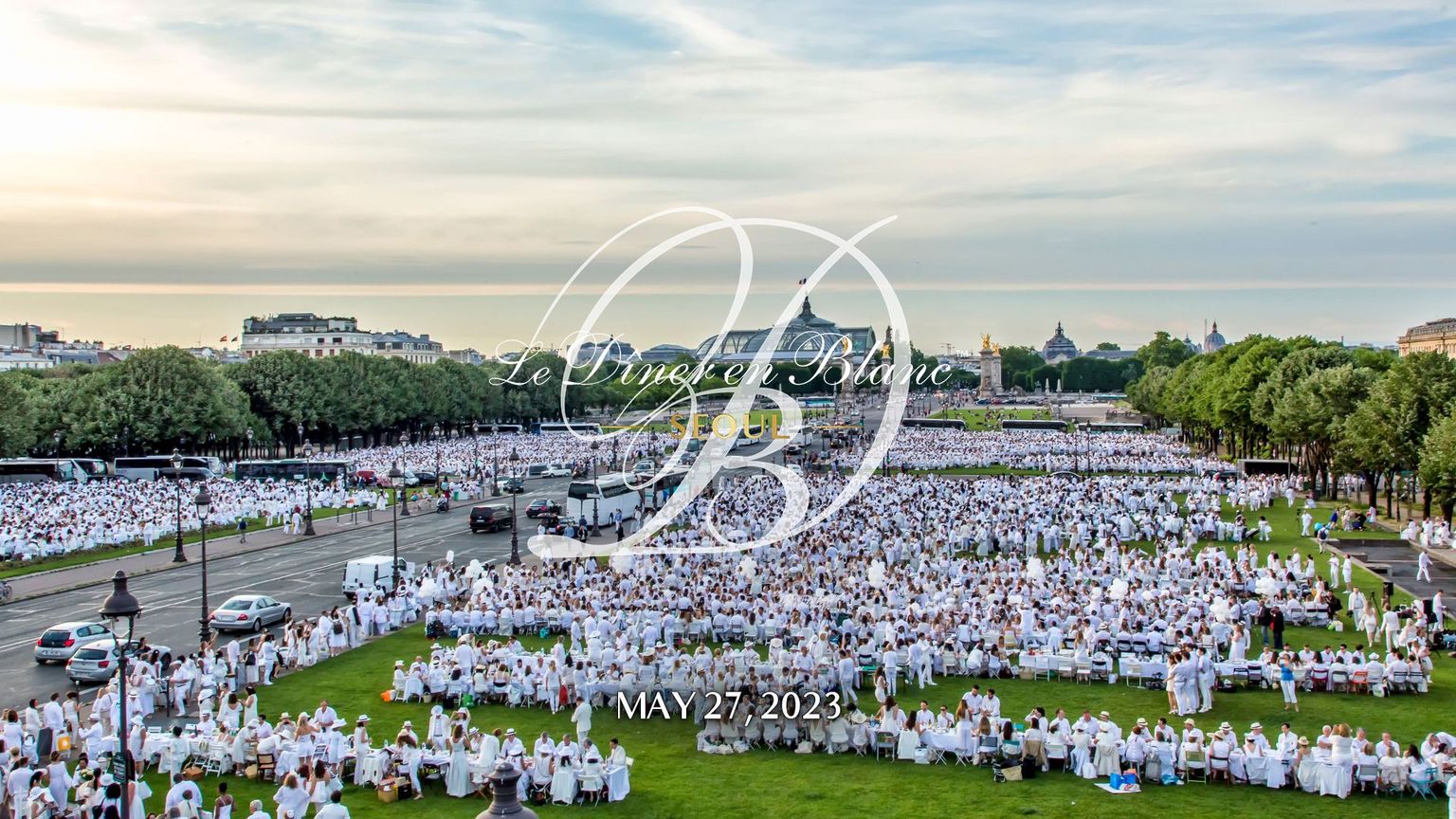 Le dîner en Blanc, a white Dinner in the city is coming to Seoul in 2023