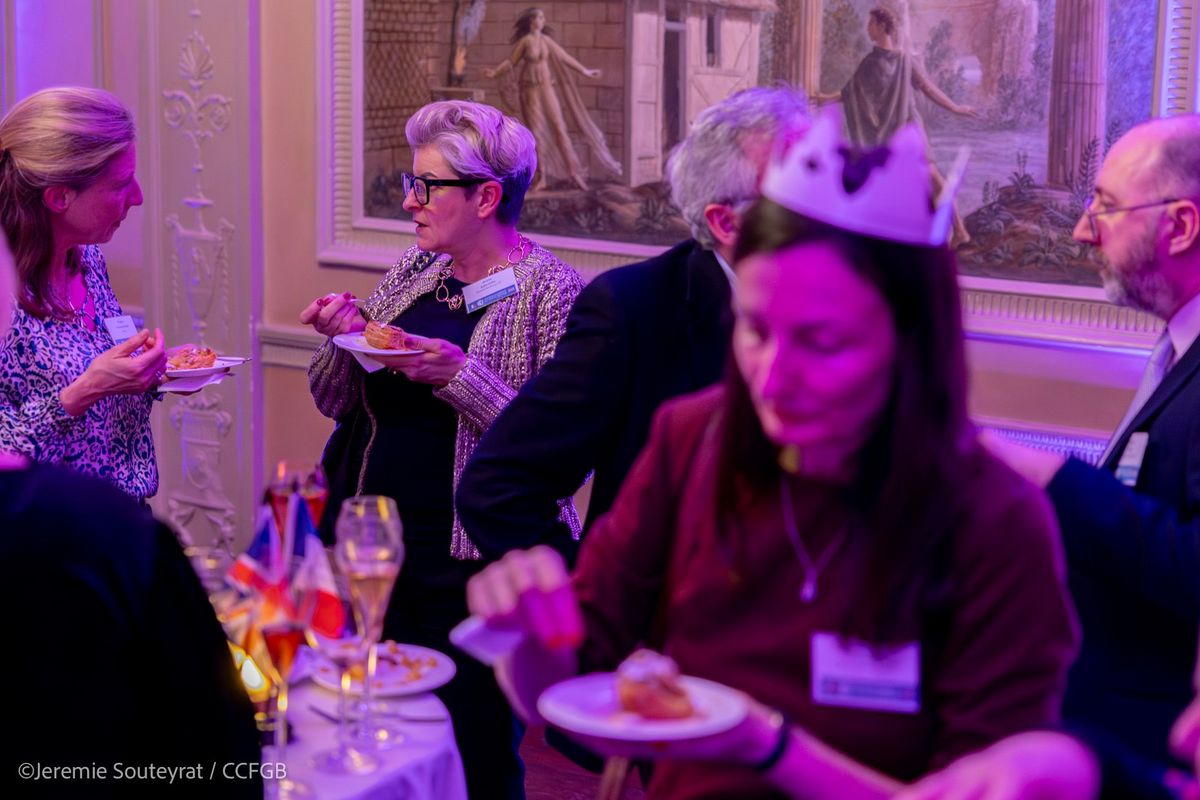 French Chamber of Great Britain - Galette des Rois event at Home House, in partnership with Maison Philippe Conticini.