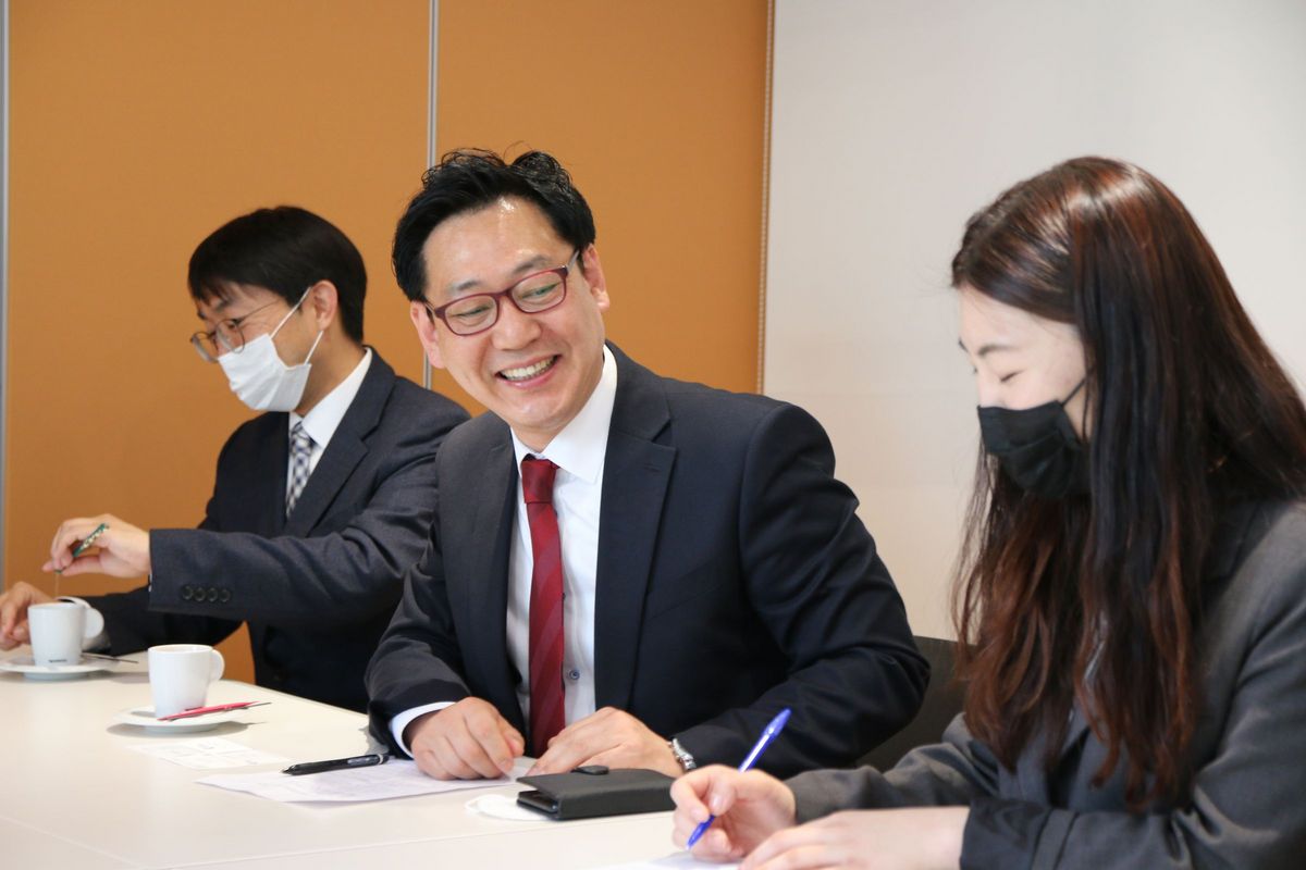 [Translate to Coréen:] Candidate for Mayor of Gangnam-gu, Dae Nam KIM visits FKCCI 