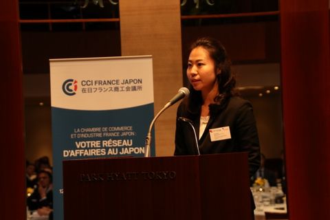 Yuka Uchida, représentante de "Bonjour France" Yuka Uchida, représentante de "Bonjour France"