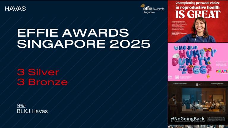 BLKJ HAVAS Collects Multiple Awards at 2025 Effie Awards Singapore