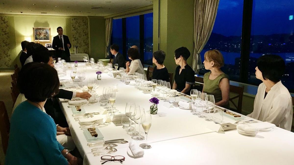 在日フランス商工会議所関西で開催された美食晩餐会