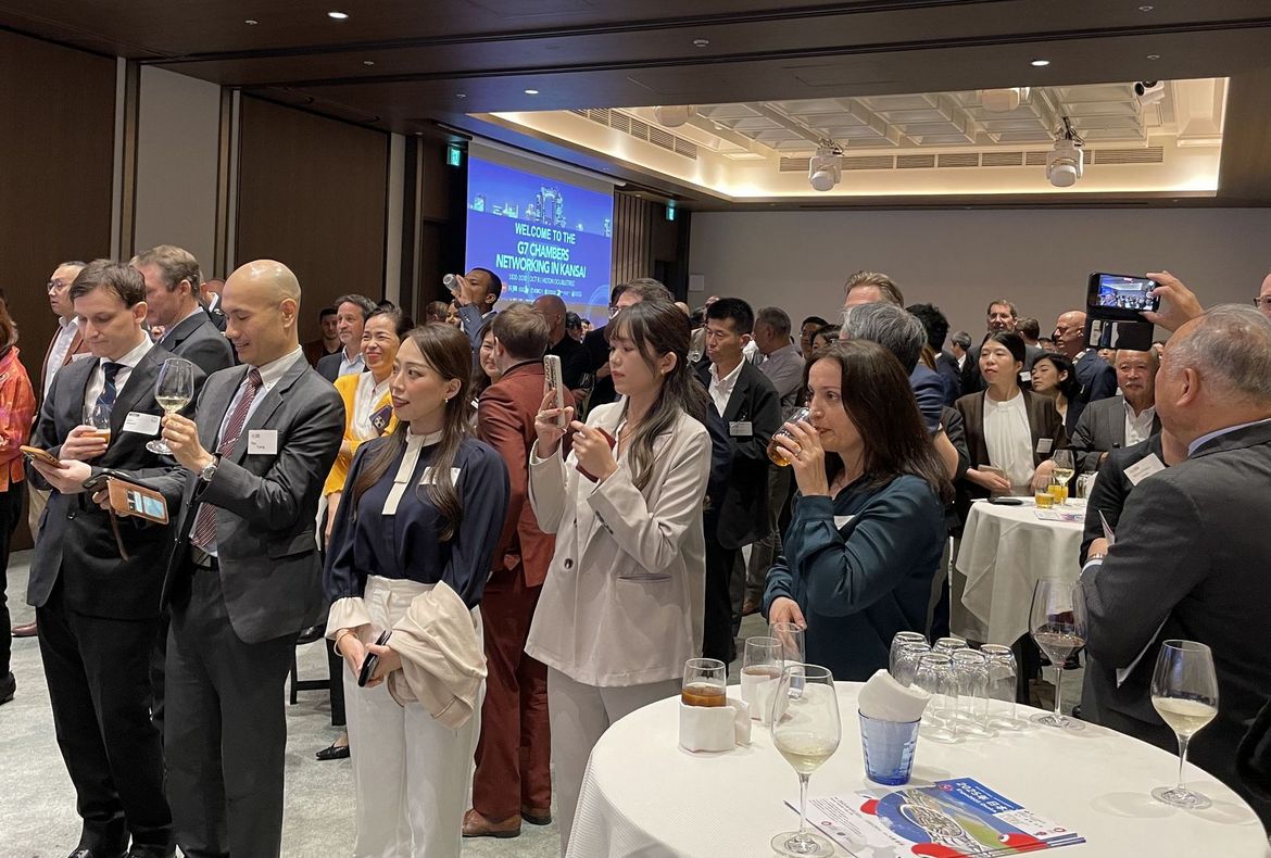 G7商工会議所代表者と会員が参加するレセプション