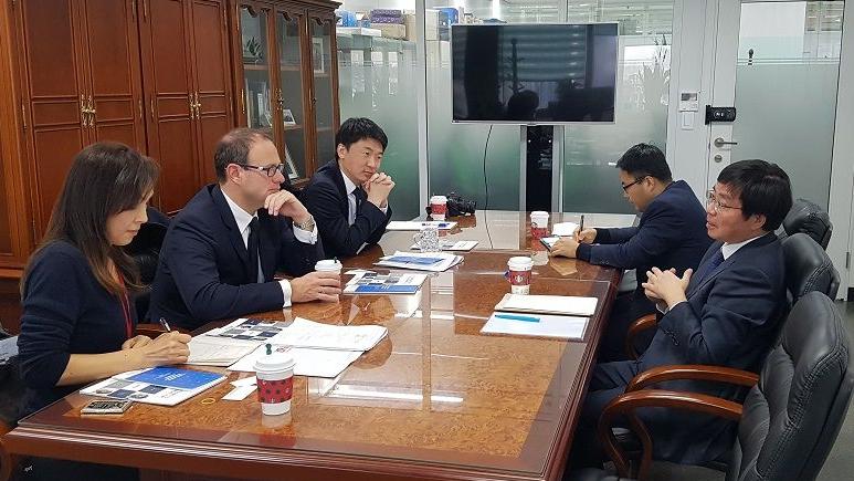 meeting between Frédéric Genta, Delegate for Digital Affairs and Member of the Government of Monaco, and Young-Jin Choi, Secretary General of the Korean Presidential Committee on the 4th IR