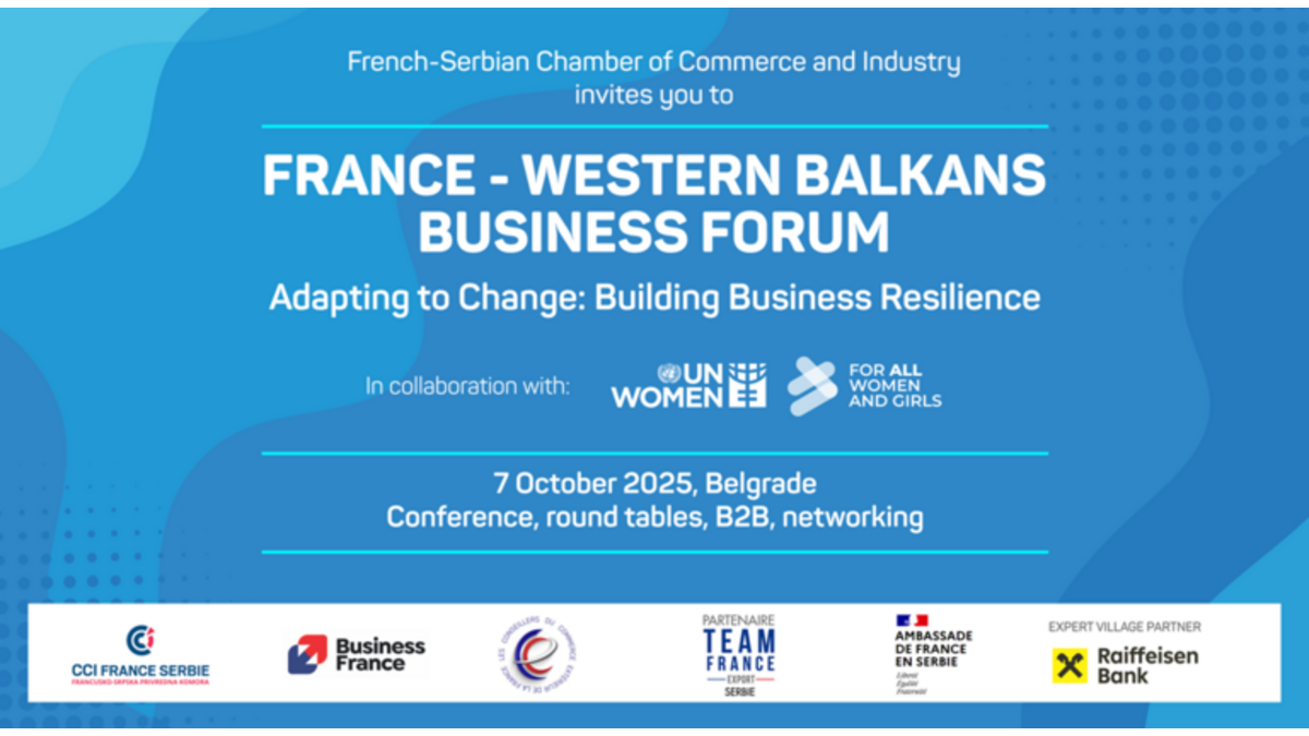 BUSINESS FORUM FRANCE – WESTERN BALKANS