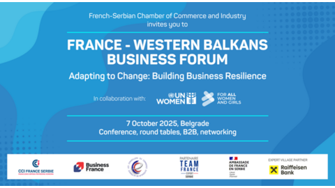 BUSINESS FORUM FRANCE – BALKANS OCCIDENTAUX