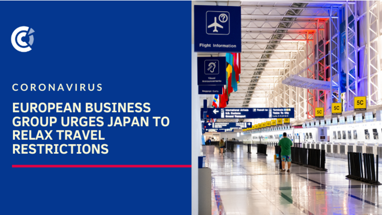 European business group urges Japan to relax travel restrictions