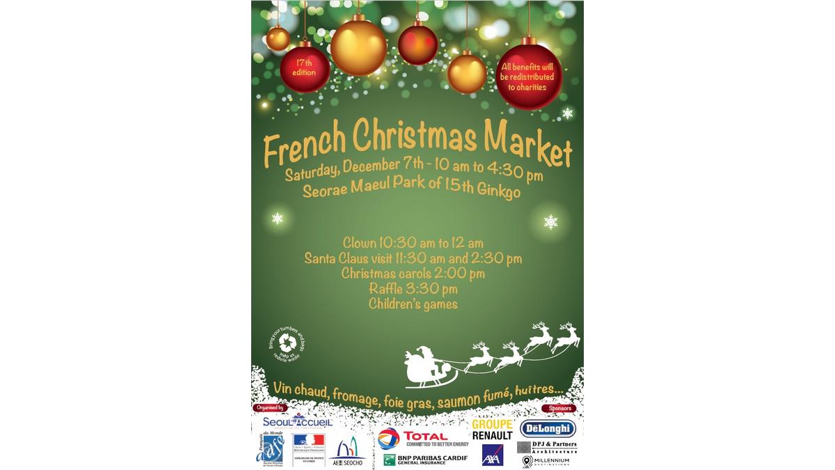 French Christmas Market in Seoul at Seorae Maeul