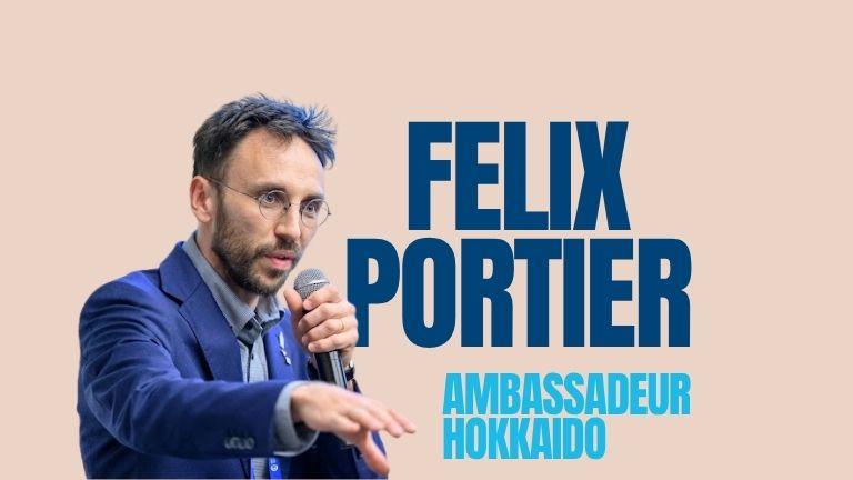 Félix Portier, Ambassadeur de la CCIFJ pour la région de Hokkaido