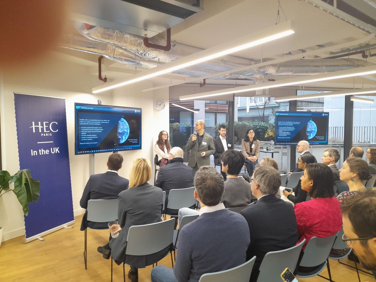 French Chamber of Great Britain - In Conversation With the European Space Agency team: Breakfast with Dr Clement Albergel, PhD, Head of the Actionable Climate Information, in partnership with HEC UK House