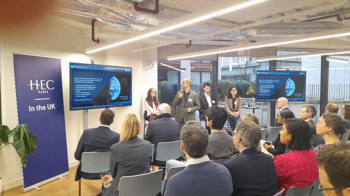 French Chamber of Great Britain - In Conversation With the European Space Agency team: Breakfast with Dr Clement Albergel, PhD, Head of the Actionable Climate Information, in partnership with HEC UK House