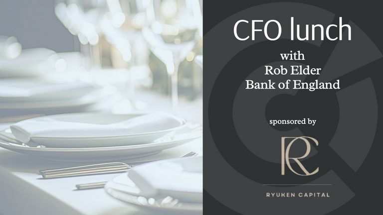 CFO Lunch with Rob Elder, Bank of England Agent