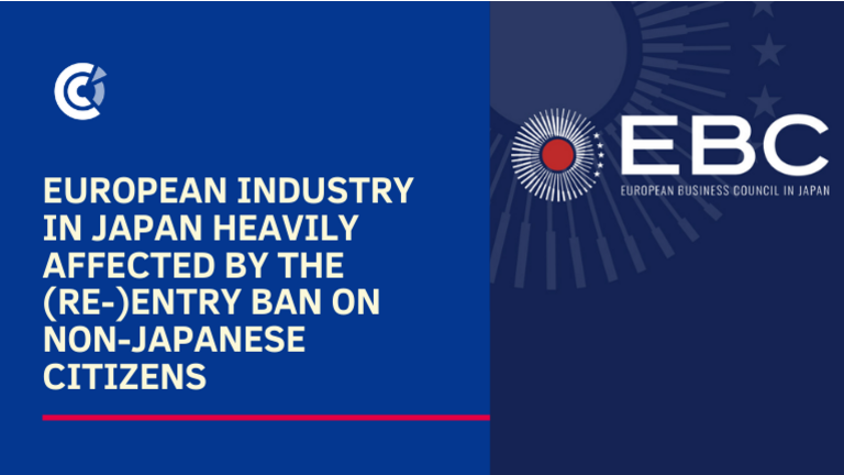 European industry in Japan heavily affected by the (re-)entry ban on non-Japanese citizens