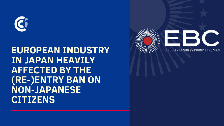 European industry in Japan heavily affected by the (re-)entry ban on non-Japanese citizens