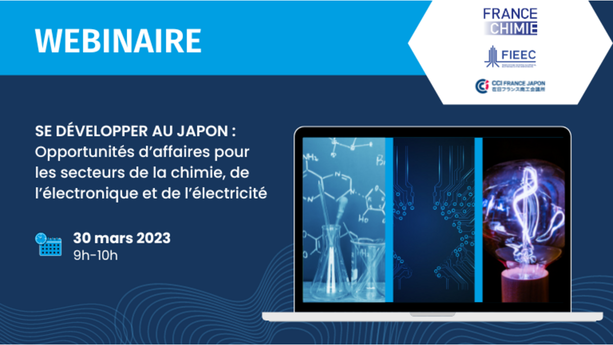 Webinaire - Opportunités d’affaires pour les secteurs de la chimie, de l’électronique et de l’électricité