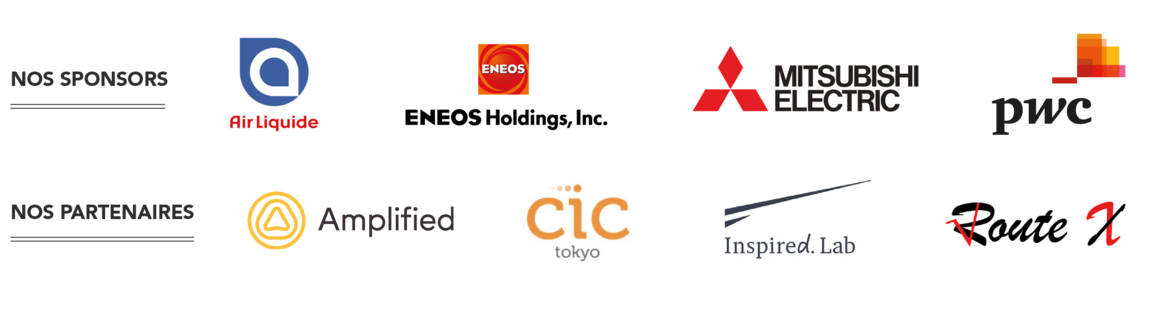 Sponsors et partenaires Hello Tomorrow Japan