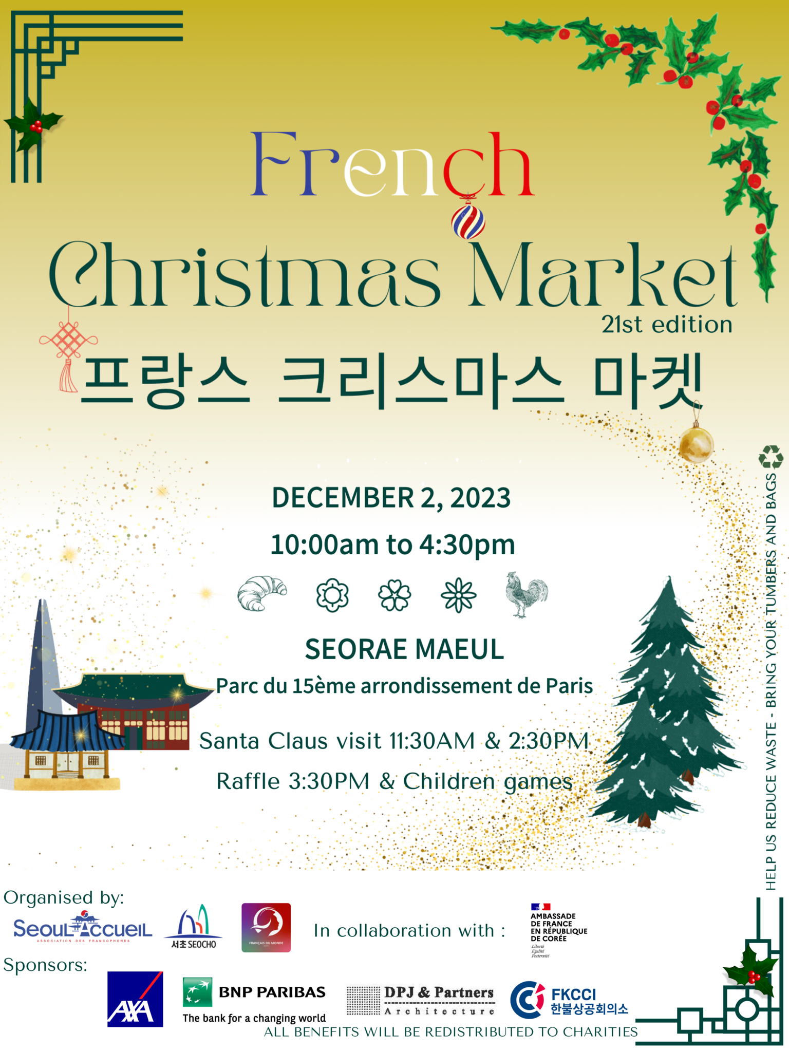 Le Marché de Noël français de Séoul est de retour!