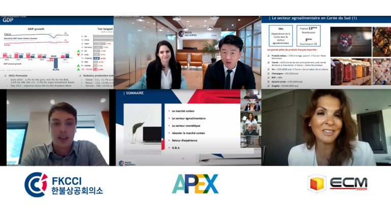 Webinar "Expand your business to Korea" with APEX
