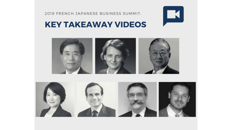 [Translate to Japonais:] 2019 French Japanese Business Summit: Key Takeaway Videos - part 2