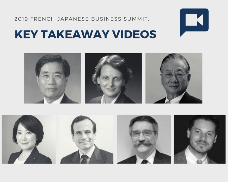 [Translate to Japonais:] 2019 French Japanese Business Summit: Key Takeaway Videos - part 2