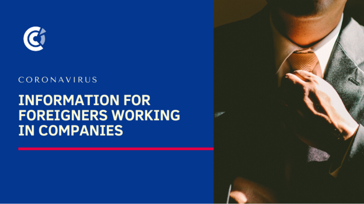 Information for Foreigners Working in Companies Information for Foreigners Working in Companies