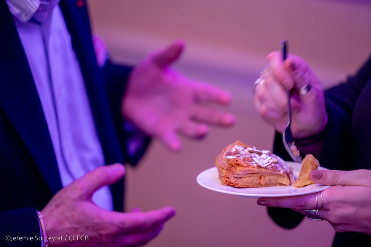 French Chamber of Great Britain - Galette des Rois event at Home House, in partnership with Maison Philippe Conticini.