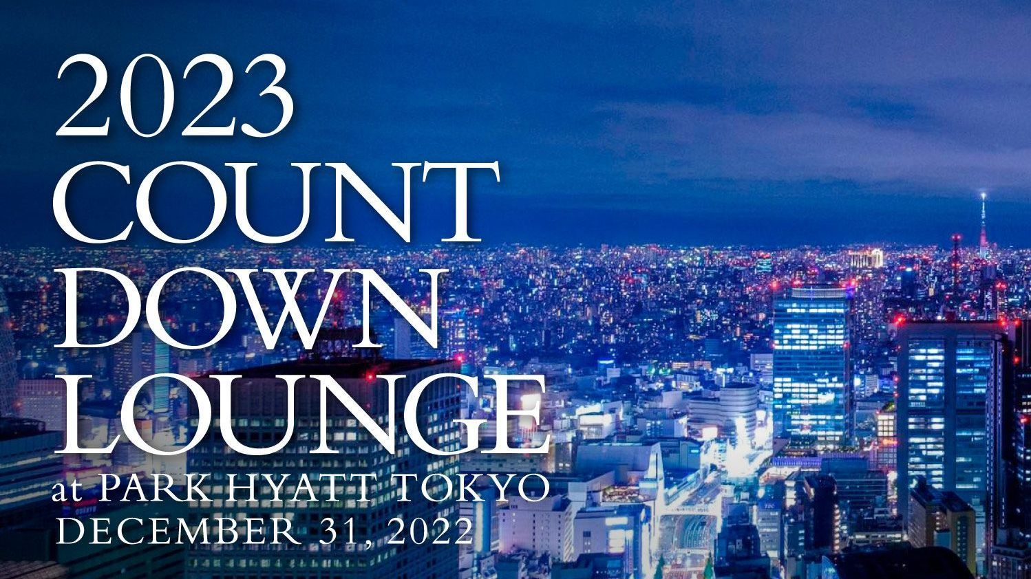 2023 Countdown Lounge at The Peak Lounge & Bar Special Offer for CCI France Japon members
