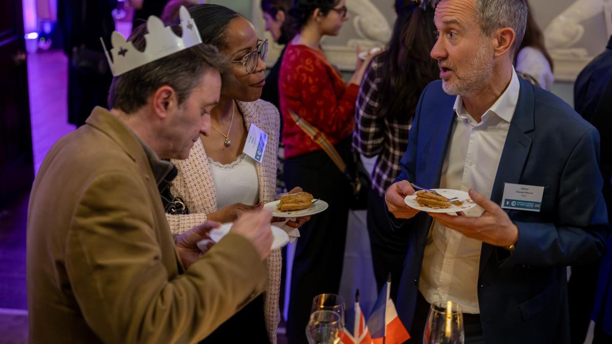 French Chamber of Great Britain - Galette des Rois event at Home House, in partnership with Maison Philippe Conticini.
