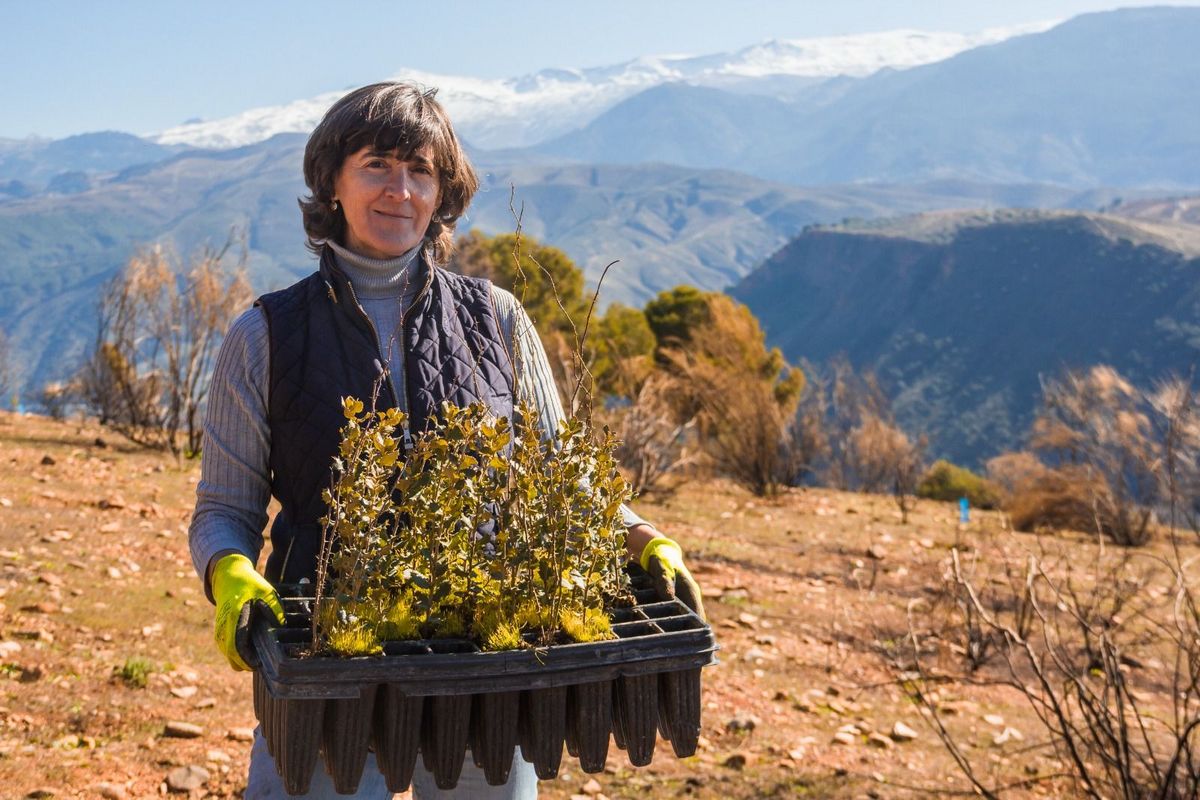 Lola Ortega, Tercer Premio por ‘Árboles contra el cambio climático’