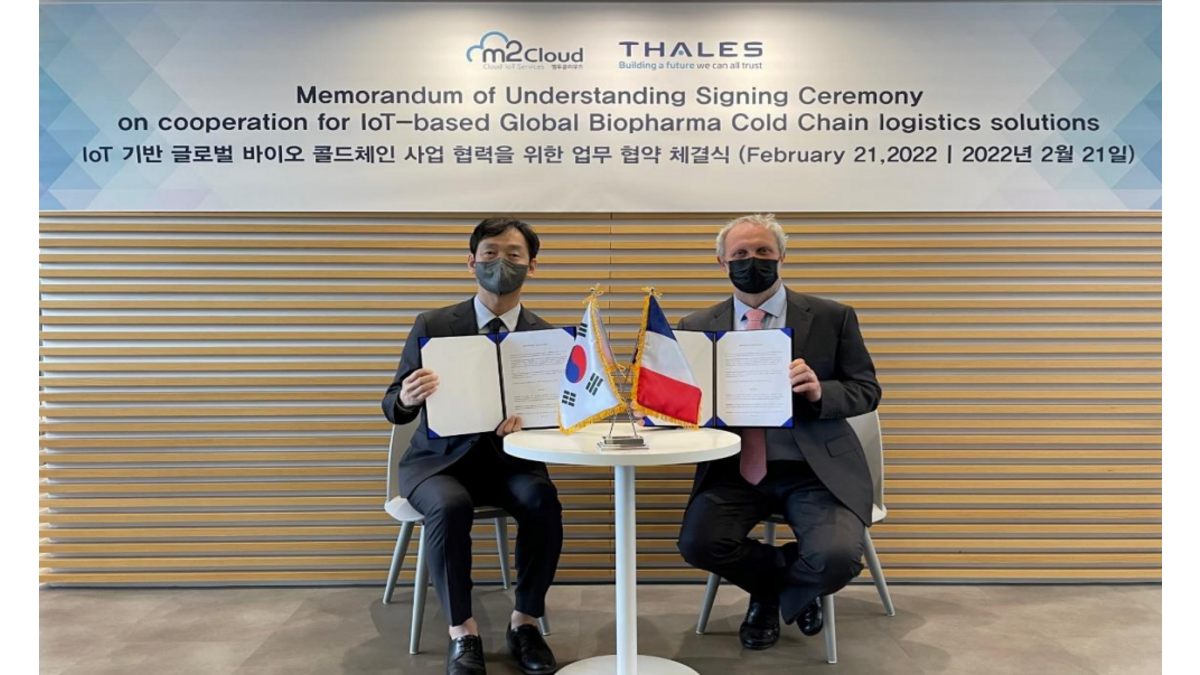 M2Cloud Signs MOU with Thales to Enter Global Biopharma Cold Chain Market  Based on IoT