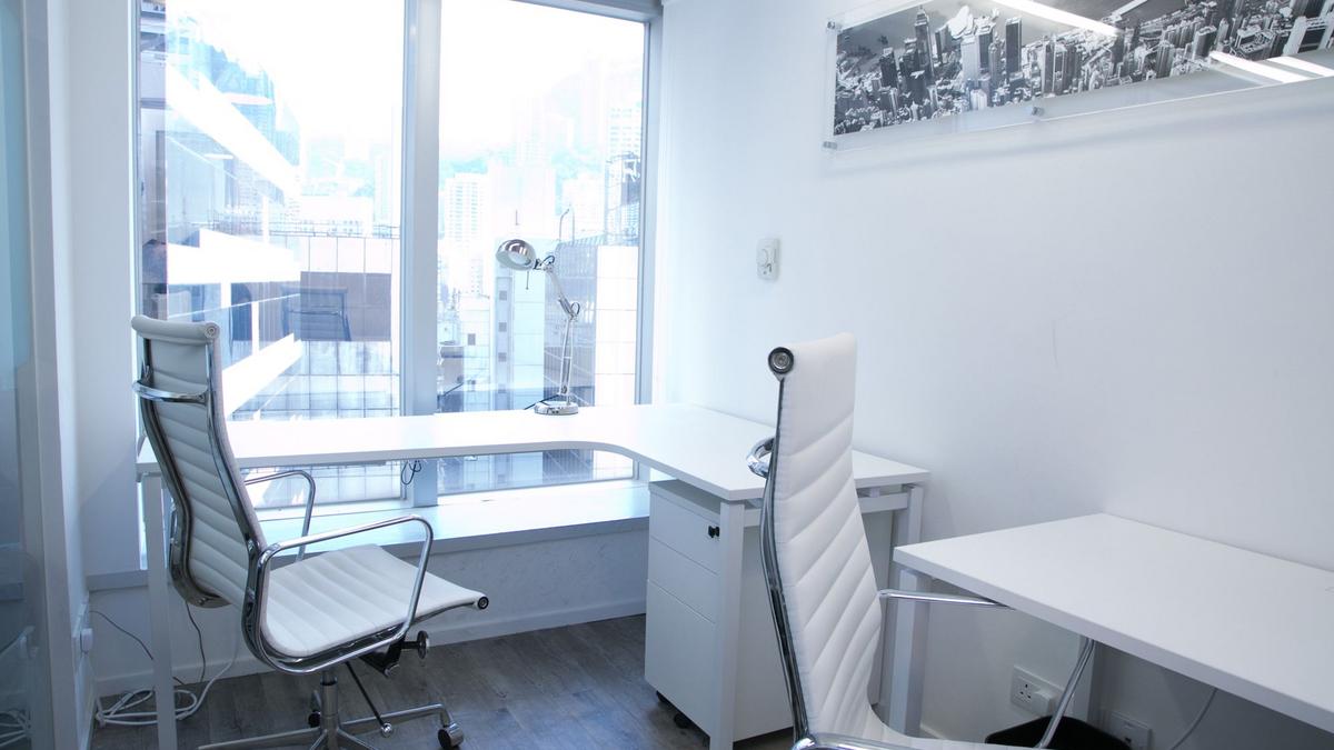 French_Chamber_Hong-Kong_two_seats_office_white_coworking_space_in_the_business_center