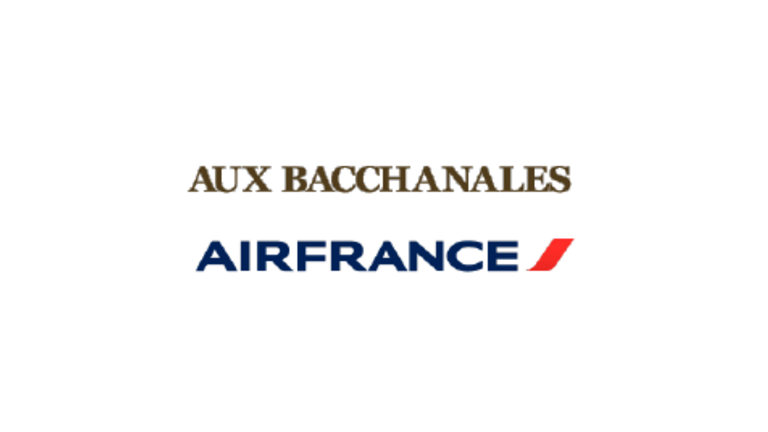 Le restaurant Aux BACCHANALES se met aux couleurs d'Air France