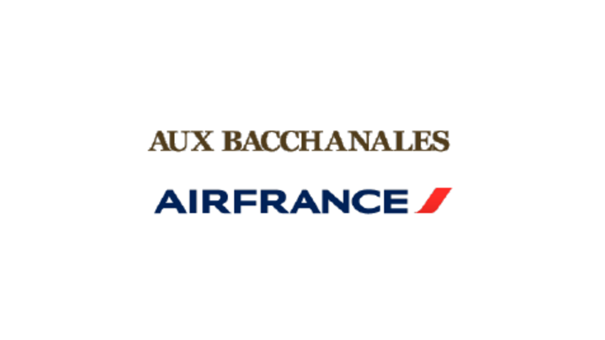 Le restaurant Aux BACCHANALES se met aux couleurs d'Air France