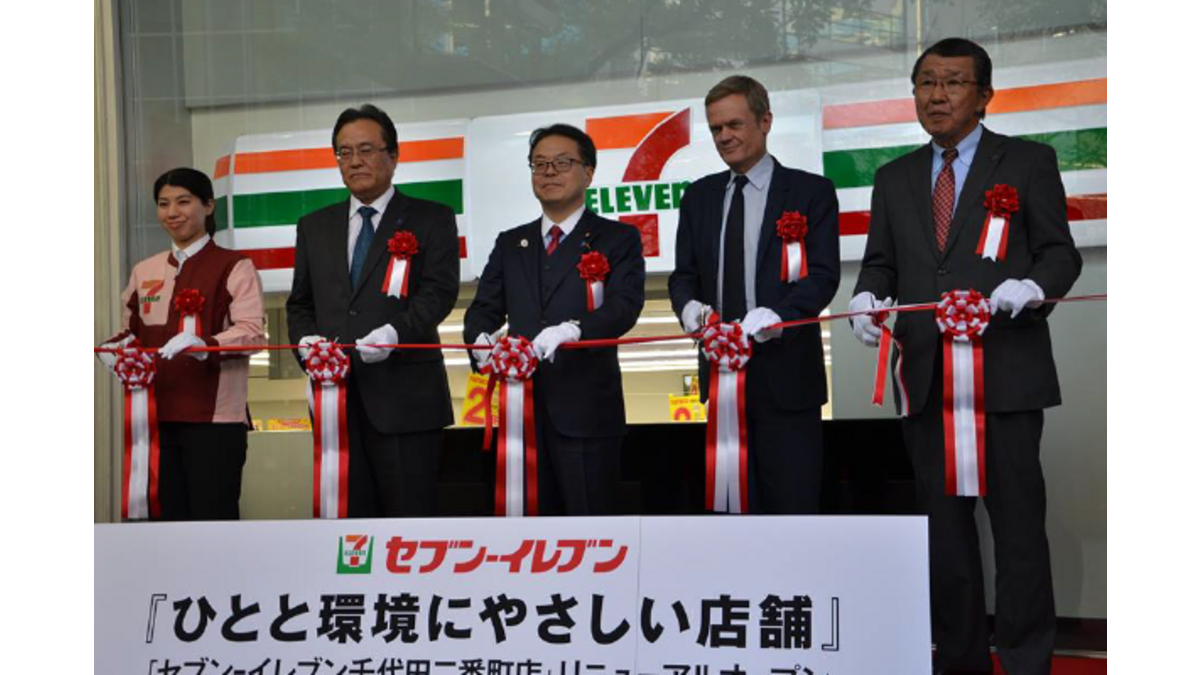 Inauguration 7-Eleven - Route solaire Colas